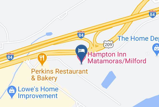 Pike - Hampton Inn Matamoras Milford Maps