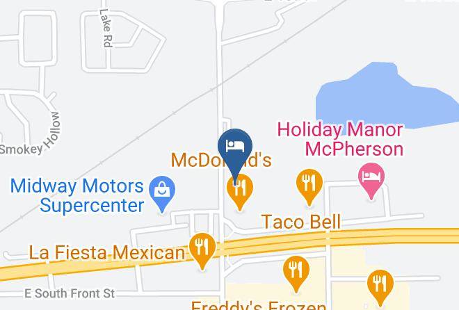 Mcpherson - Hampton Inn Mcpherson Maps