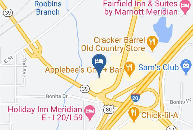 Lauderdale - Hampton Inn Meridian Maps