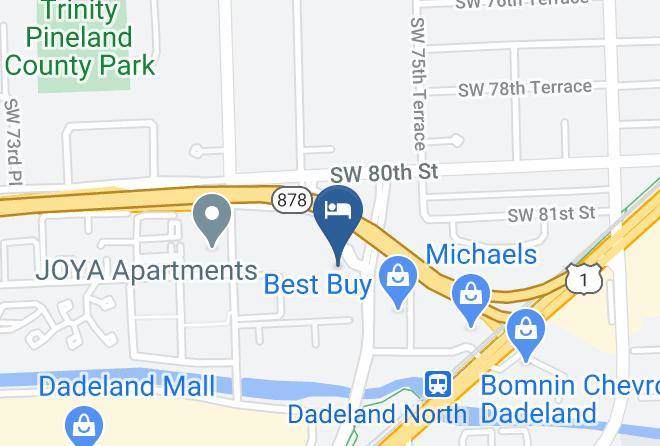 Miami Dade - Hampton Inn Miami Dadeland Maps