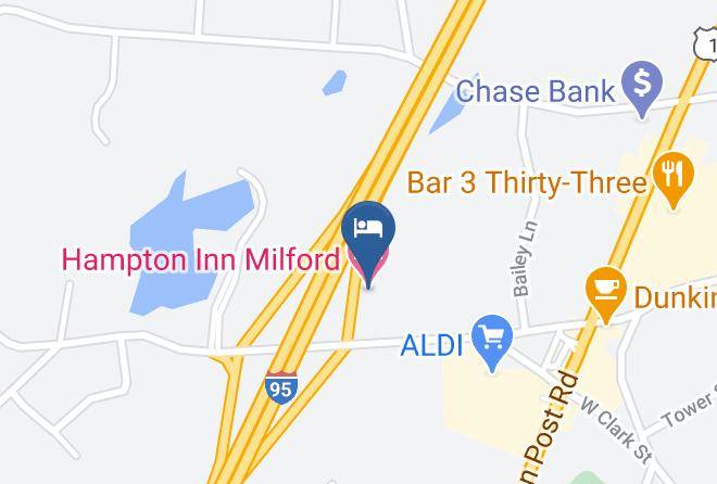New Haven - Hampton Inn Milford Maps