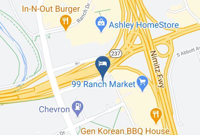 Santa Clara - Hampton Inn Milpitas Maps