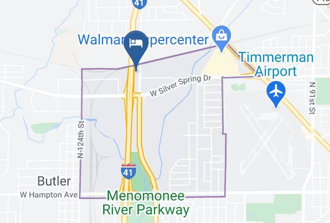 Milwaukee - Hampton Inn Milwaukee Northwest Maps