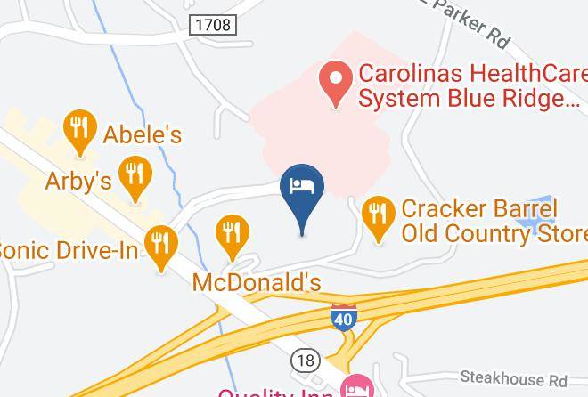 Burke - Hampton Inn Morganton Maps