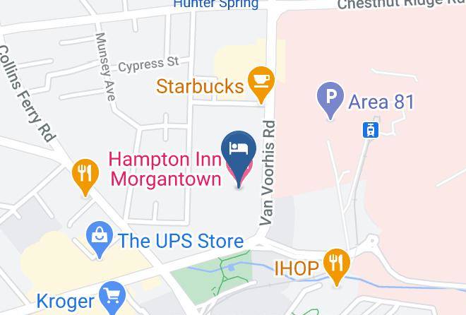 Monongalia - Hampton Inn Morgantown Maps
