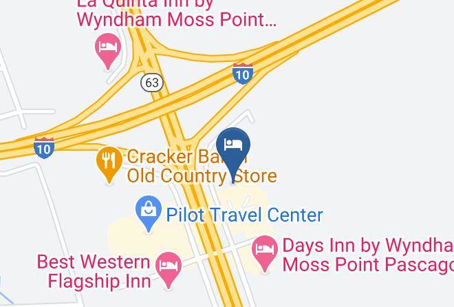 Jackson - Hampton Inn Moss Point Pascagoula Maps
