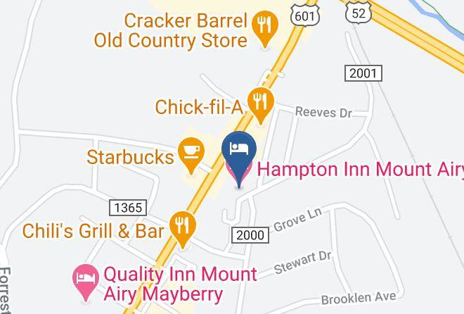 Surry - Hampton Inn Mount Airy Maps