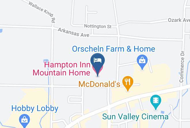 Baxter - Hampton Inn Mountain Home Maps