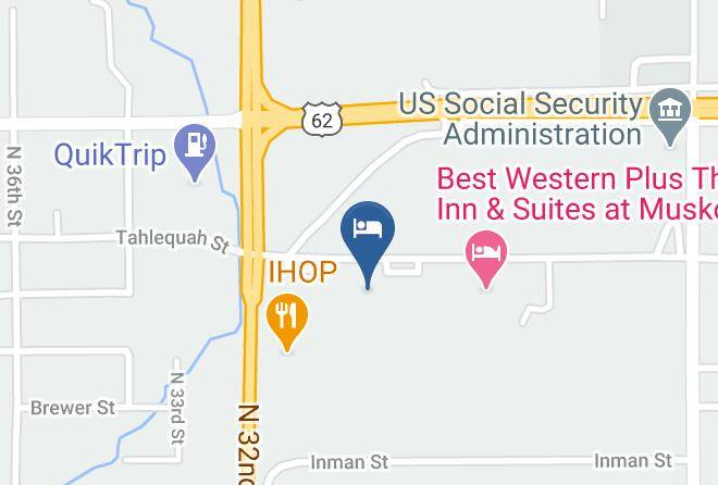 Muskogee - Hampton Inn Muskogee Maps