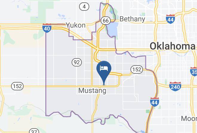 Canadian - Hampton Inn Mustang Maps