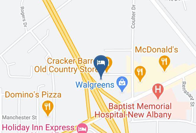 Union - Hampton Inn New Albany Maps