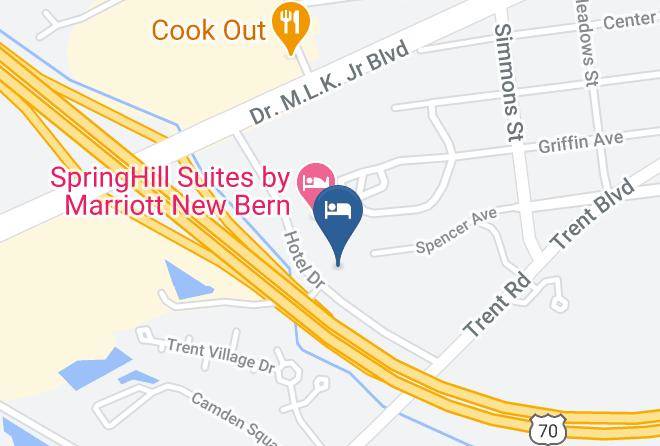 Craven - Hampton Inn New Bern Maps
