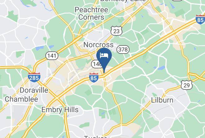 Gwinnett - Hampton Inn Norcross Maps