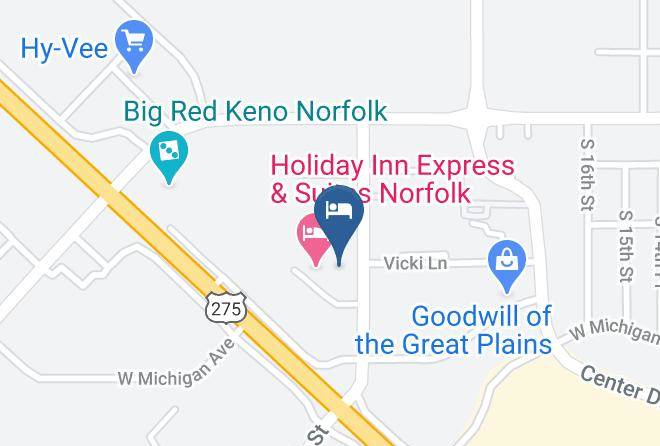 Madison - Hampton Inn Norfolk Maps