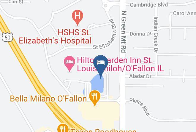 St Clair - Hampton Inn O'fallon Maps