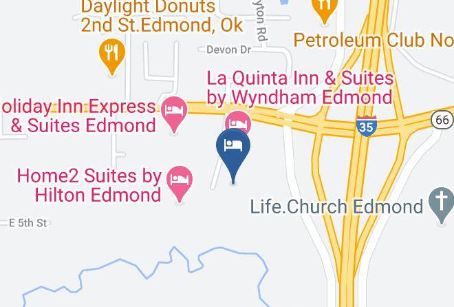 Hampton Inn Oklahoma City Edmond Map