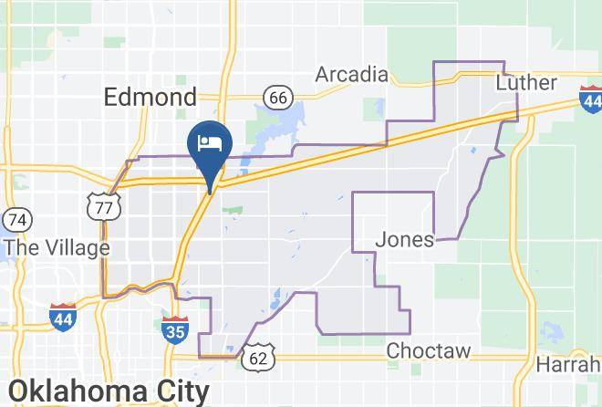Hampton Inn Oklahoma City Northeast Map