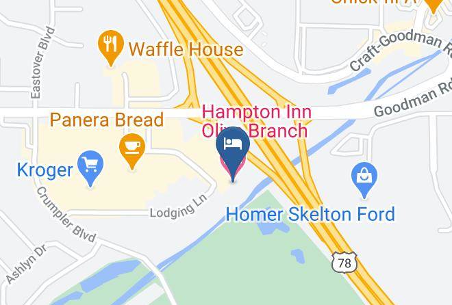 De Soto - Hampton Inn Olive Branch Maps