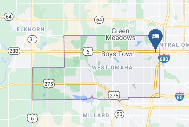 Douglas - Hampton Inn Omaha West Dodge Road Maps