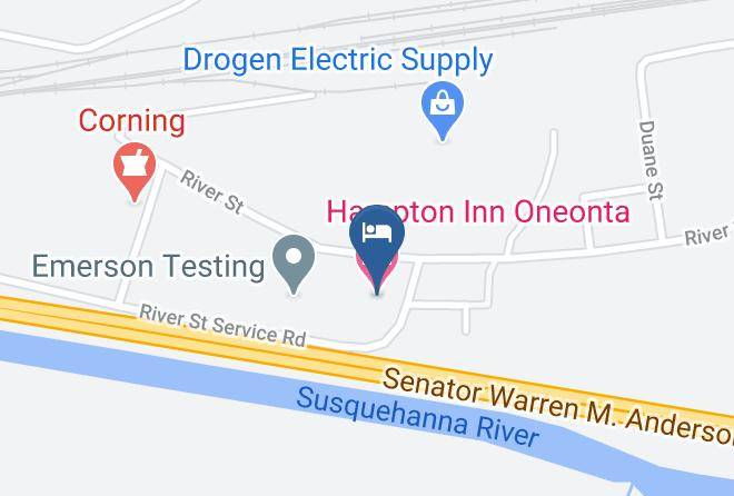 Otsego - Hampton Inn Oneonta Maps