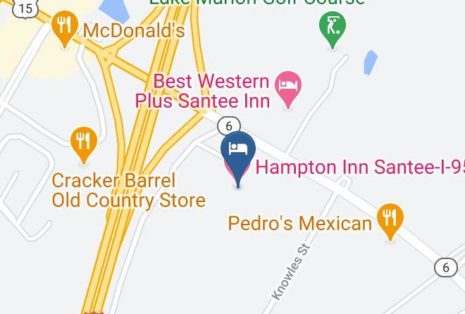 Orangeburg - Hampton Inn Maps