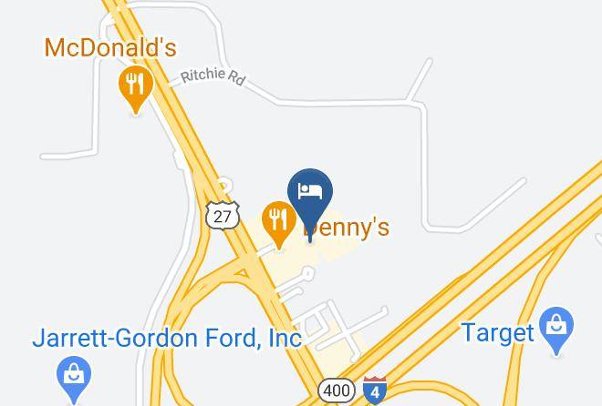 Hampton Inn Orlando Maingate South Map