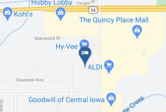 Hampton Inn Ottumwa Map