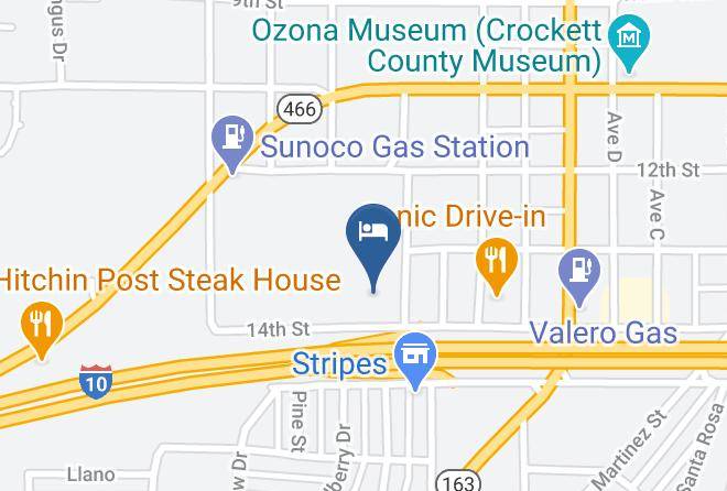 Crockett - Hampton Inn Ozona Tx Maps
