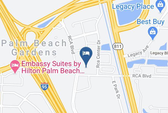 Palm Beach - Hampton Inn Palm Beach Gardens Maps