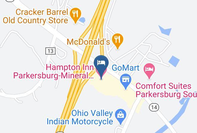Wood - Hampton Inn Parkersburg Mineral Wells Maps