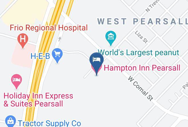 Hampton Inn Pearsall Map