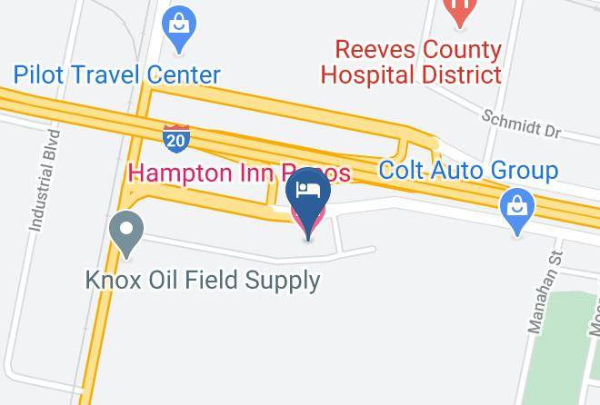 Reeves - Hampton Inn Pecos Maps