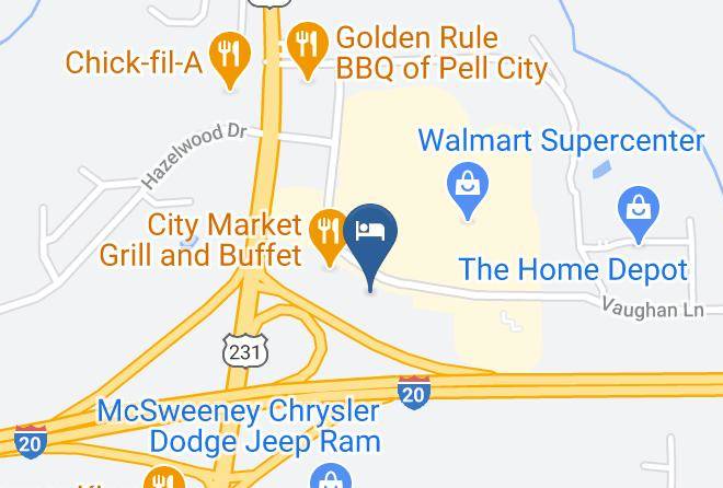 St Clair - Hampton Inn Pell City Maps