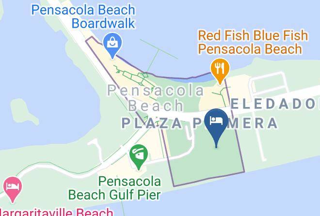 Escambia - Hampton Inn Pensacola Beach Maps