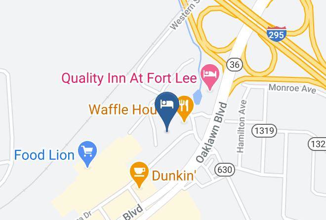Hopewell City - Hampton Inn Hopewell Fort Lee Maps
