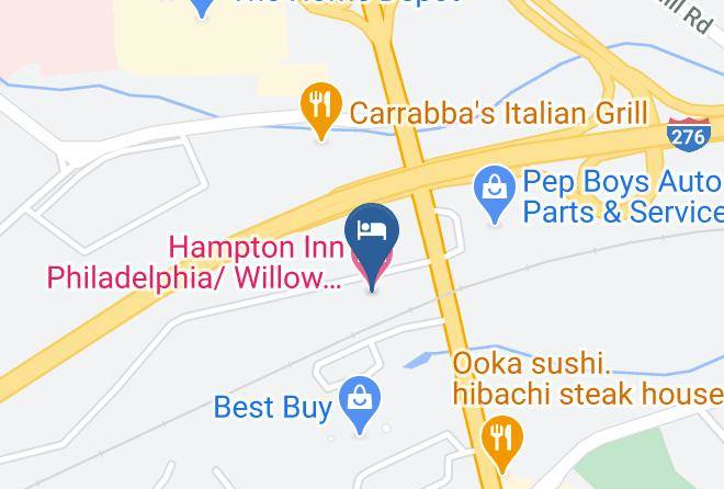 Montgomery - Hampton Inn Philadelphia Willow Grove Maps