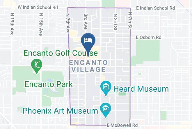 Maricopa - Hampton Inn Phoenix Midtown Downtown Area Maps