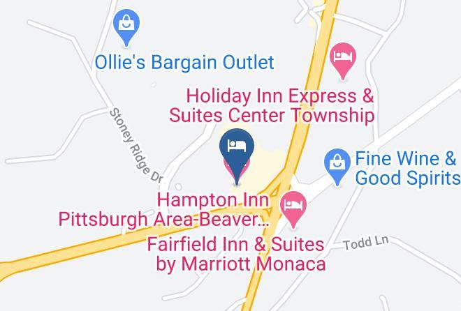 Beaver - Hampton Inn Pittsburgh Area Beaver Valley Ctr Township Maps