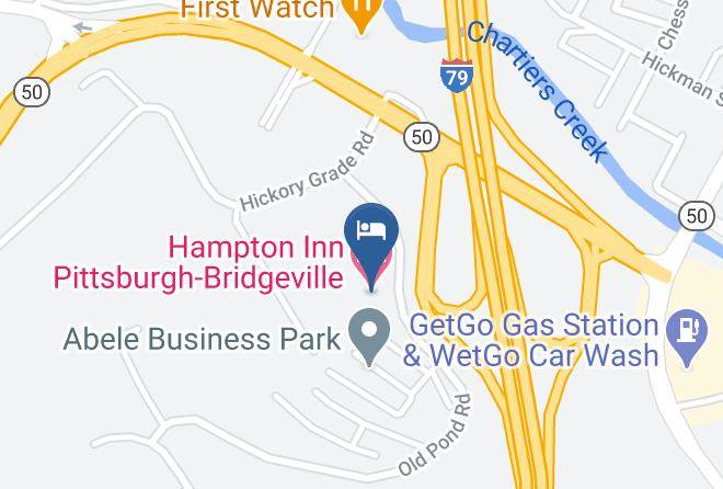 Allegheny - Hampton Inn Pittsburgh Bridgeville Maps