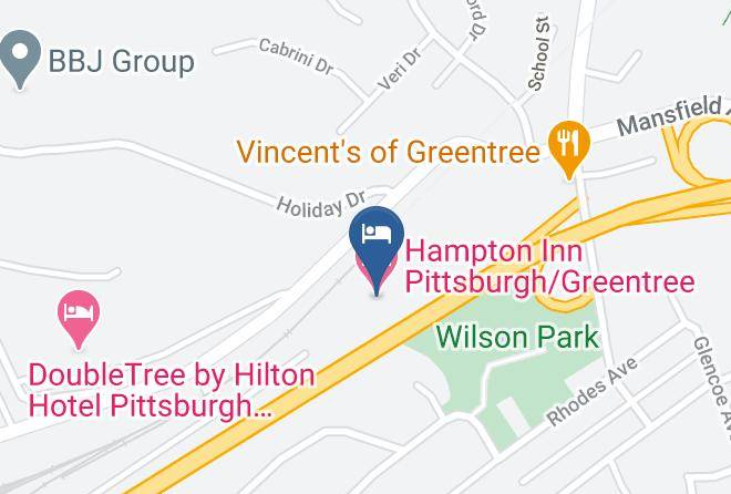Allegheny - Hampton Inn Pittsburgh Greentree Maps