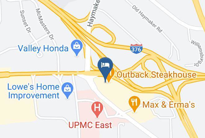 Allegheny - Hampton Inn Pittsburgh Monroeville Maps