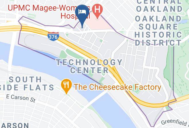 Allegheny - Hampton Inn Pittsburgh University Medical Center Maps