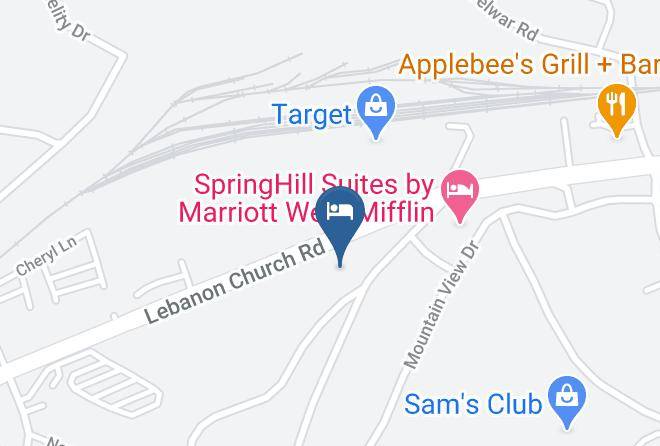 Allegheny - Hampton Inn Pittsburgh West Mifflin Maps