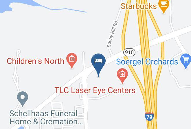 Allegheny - Hampton Inn Pittsburgh Wexford Sewickley Maps