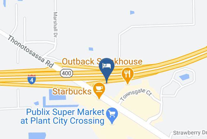 Hillsborough - Hampton Inn Plant City Maps
