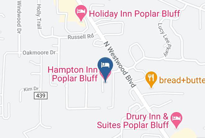 Butler - Hampton Inn Poplar Bluff Maps
