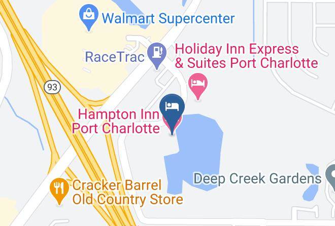 Charlotte - Hampton Inn Port Charlotte Maps