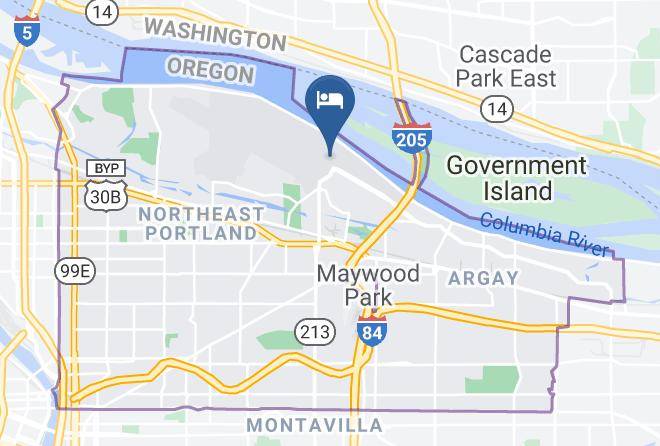 Multnomah - Hampton Inn Portland Airport Maps