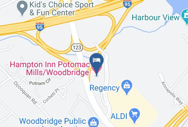 Prince William - Hampton Inn Potomac Mills Woodbridge Maps
