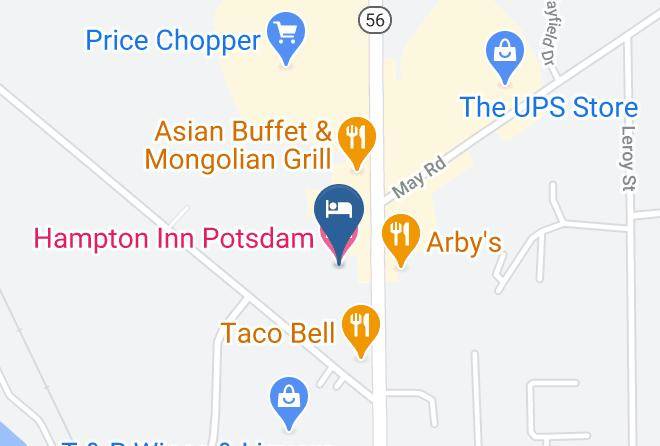 St Lawrence - Hampton Inn Potsdam Maps